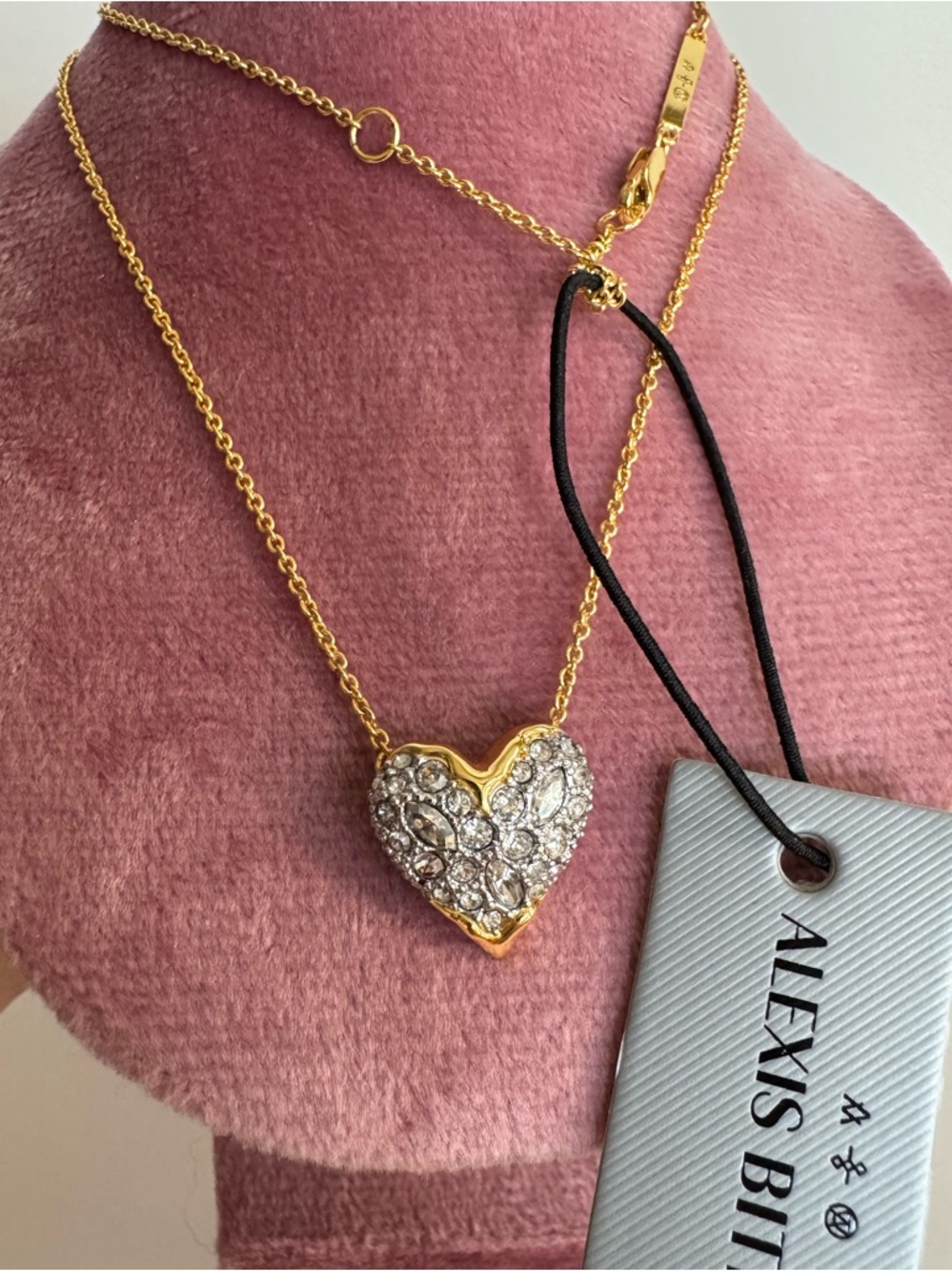 Alexis Bittar Solanales Heart Necklace 16-18” With Tag No Pouch